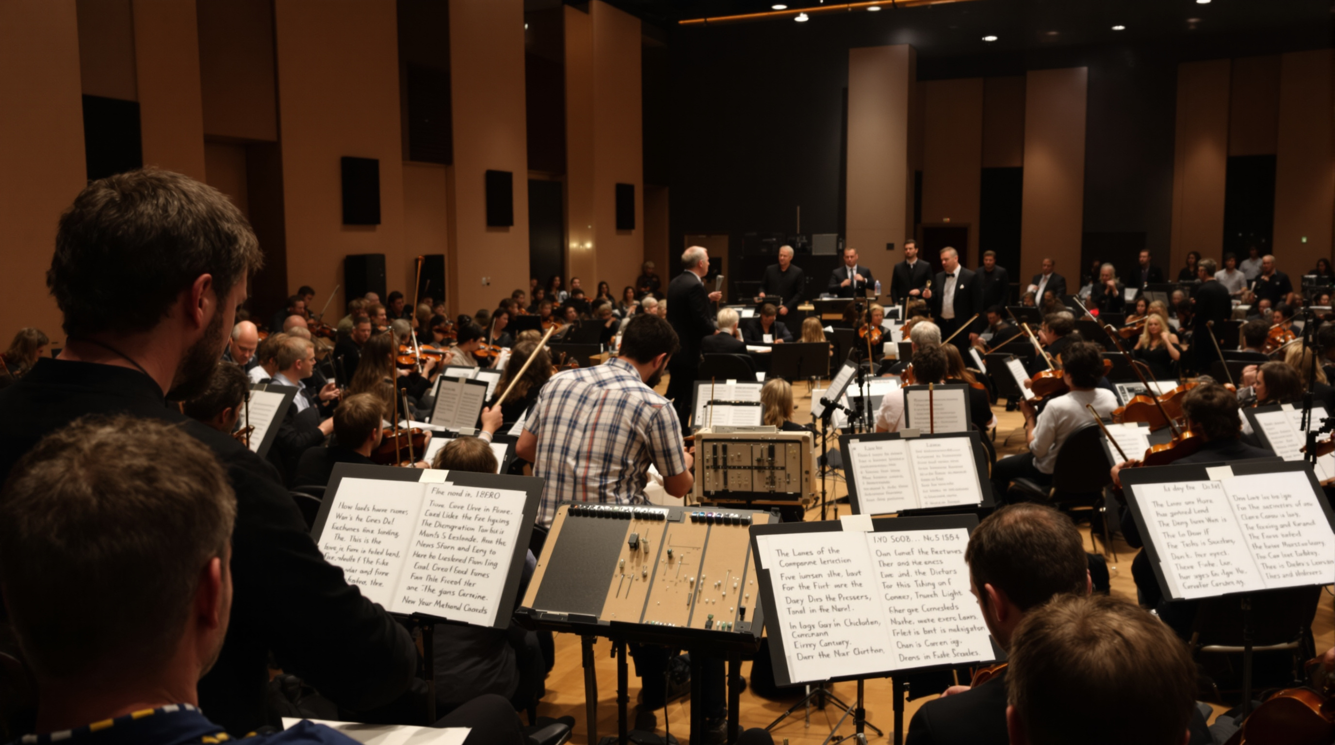 Composition musicale pour le cinéma — studio enregistrement Varouna Films