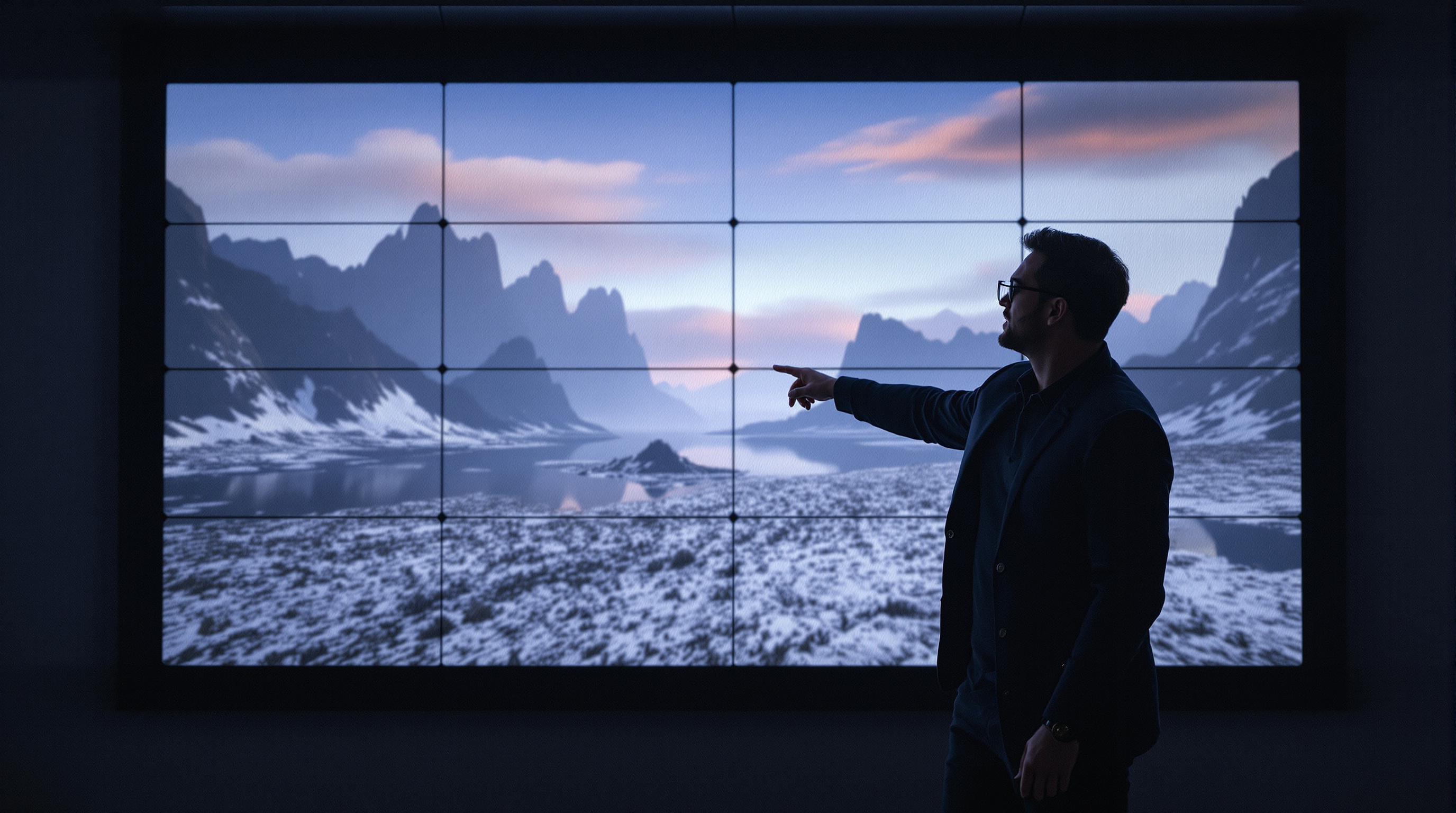 Volume LED production virtuelle — tournage Varouna Films